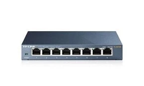 Komutatorius - TP-Link 8 Prievadų Gigabit Juodas