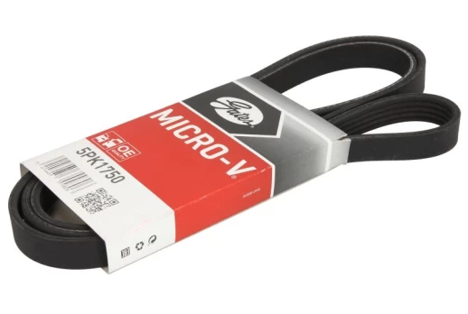 V formos rumbuoti diržai GATES 5PK1750