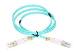 Extralink LC|UPC-LC|UPC | Patchcord | Multi Mode, OM3, dvipusis, 3 mm, 1 m kaina