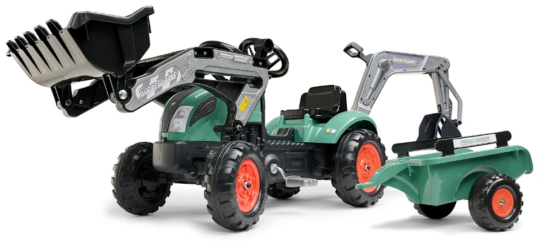 FALK Farm Lander Koparko - Įkroviklis Traktor 2-5 lat