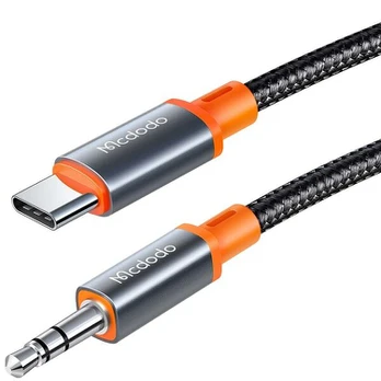 MCDODO USB C į mini lizdą 3,5 mm telefono adapteris su DAC 1 m