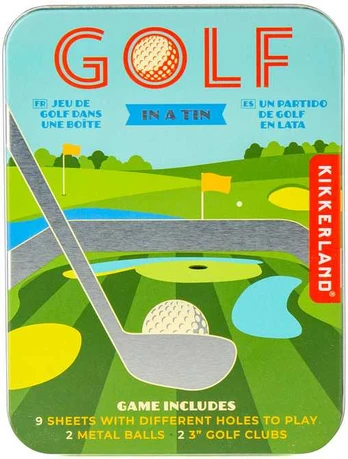 Kikkerlandas – golfas skardinėje