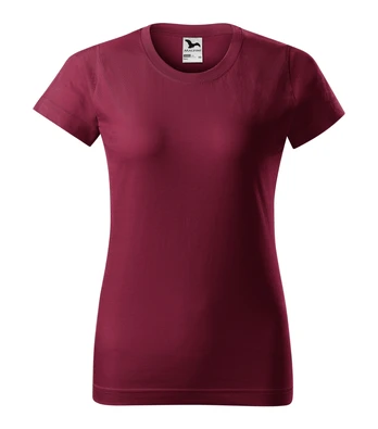 Moteriški Marškinėliai MALFINI Basic 134 Garnet, 160g/m2