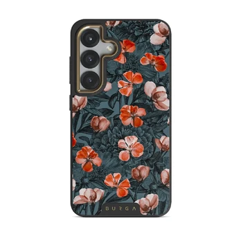 No Rain No Flowers - Samsung Galaxy S25 Plus Case, Elite Dark (Magnetic) / Gold