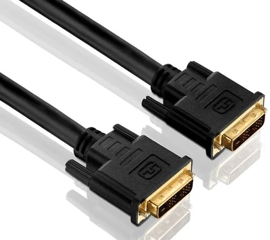 Purelink DVI CABLE - SINGLE LINK -, PUREINSTALL 2,0M - Juodas,