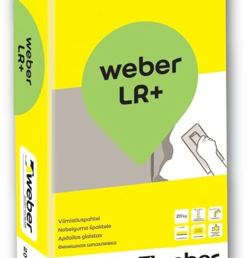 Sausasis glaisto mišinys Weber LR+, išlyginamasis, 20 kg
