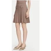 Guess Mini sijonas 183312 Smėlio Classic Fit