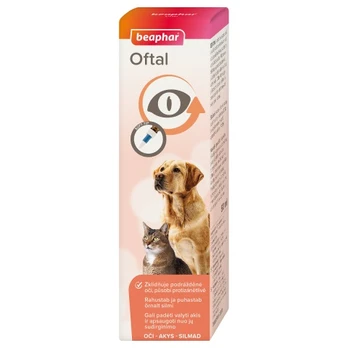 Akių valiklis gyvūnams Beaphar Oftal, 50 ml