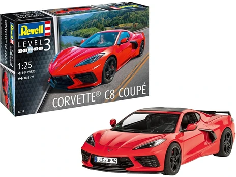 Model plastikowy Samochód Corvette C8 Coupe 1/25