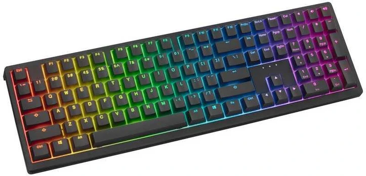 Ducky Zero 6108 Classic Black Wireless Gaming Keyboard - MX2A Speed-Silver (US)