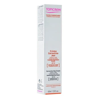 Veido kremas Topicrem Mela Corrective, 40 ml, moterims