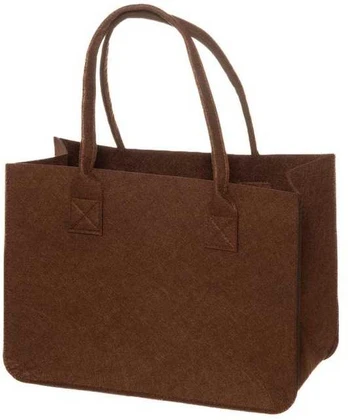 4Living Basket felt with hangtags 38 cm ruda