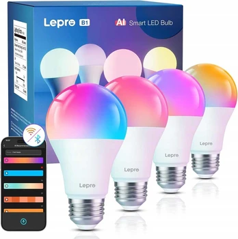 Teckin Lepro B1 AI Smart Bulb E27 (4vnt.)