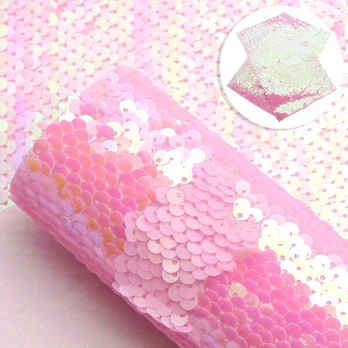 Blizgučių audinys, 7# pink