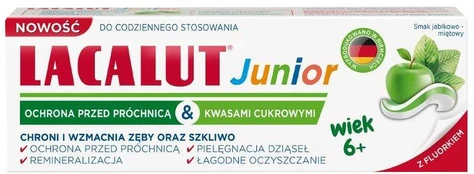 LACALUT Junior Pasta do zębów vaikams od 6 lat 55ml