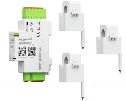 NOUS D4Z Energiemonitor ZigBee 120A inkl. 3 Phasenklemmen/ZigBee 3.0