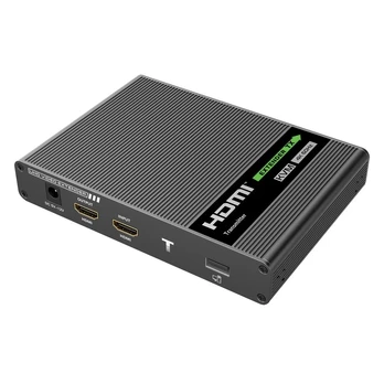 KVM HDMI Techly ilgiklis HDMI/USB Cat6A/7 iki 70 m, 4K*60Hz