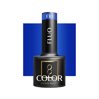 OCHO NAILS Hibridinis nagų lakas, neoninis FLUO F10 -5 g
