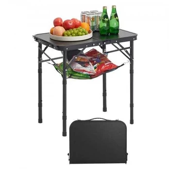 60 cm sulankstomas camping stalas aliuminis