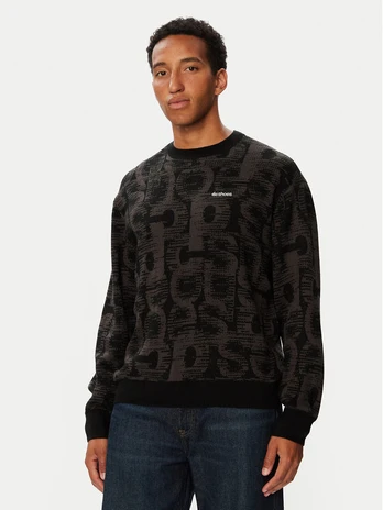 DC Shoes Megztinis Blitxed EDYSW03038 Juoda Regular Fit