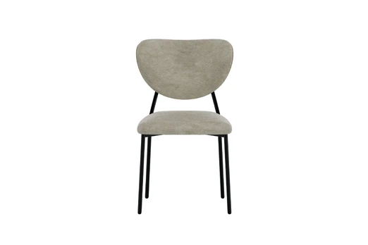 Butterfly Dining Chair - 2-pack - Black / Beige Velvet