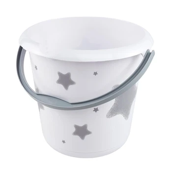 Keeeper Kibiras Deco 10L Ilvie "Stars" Ø30x28cm baltas