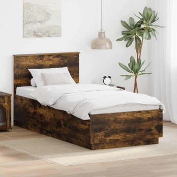 Lovos rėmas Rūkyta ąžuolas 100 x 200 cm Apdirbta mediena