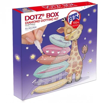 Deimantinė mozaika Diamond Dotz Giraff Pillow, ruda/violetinė
