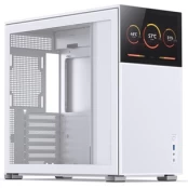 Korpusas Jonsbo D41 MESH WHITE SC, skaidri/balta kaina