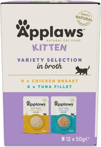 Applaws – Multipack – Kitten Broth – 12 × 50 g