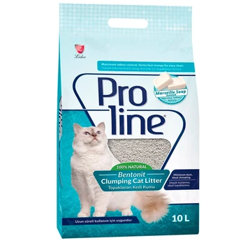 Bentonito kraikas katėms ProLine Marseille soap, 10 l