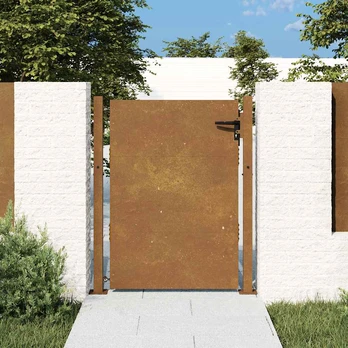 Sodo vartai, corten plienas : Dydis - 105 x 130 cm