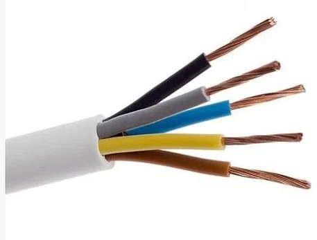 Elektrokabel Elektros kabelis lankstus Owy 5x0,75 1m 300v