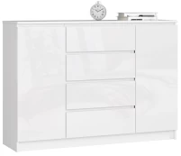 Komoda K140, balta kaina