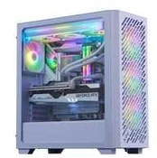 XPG (ADATA) ADATA XPG VALOR AIR PRO korpusas, ATX, permatomas šoninis skydelis, 4x 120 mm ARGB ventiliatoriai, baltas