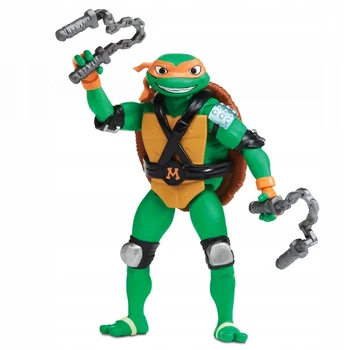 Turtles Mutant Mayhem - pagrindinės figūrėlės 12 cm - Shell Spin Mikey