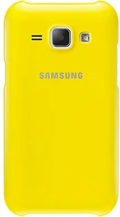 Samsung Galaxy J1 apsauginis dėklas (Geltonas)