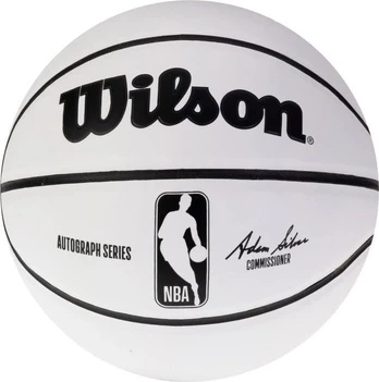 Krepšinio kamuolys Wilson Autograph Mini, 3 dydis, balta sp.