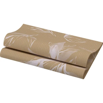 Servetėlė DUNISOFT eco leaves 40 x 40 cm. (60 vnt.)