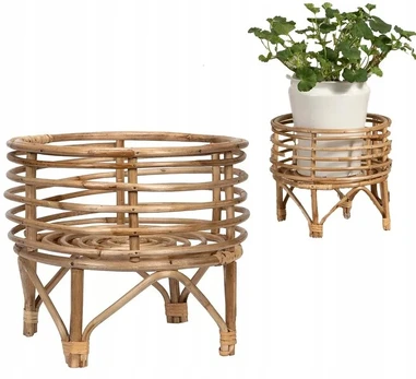 Gėlių stovas plants boho bambukinis pastatomas gėlių vazonas