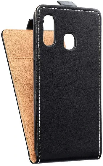 Dėklas Oem Flip Case SLIM FLEXI FRESH for SAMSUNG A20e juodas