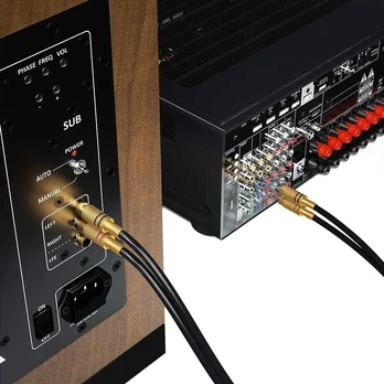 Deleycon 10m Rca Audio Kabelis - 2x Rca Kištukas iki 2x Kištuko