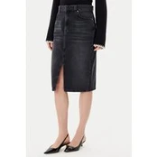 Marella Džinsinis sijonas 2523106054200 Juoda Regular Fit