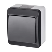 Perjungiklis Elektro-Plast Hermes 0331-07, baltos/antracito kaina