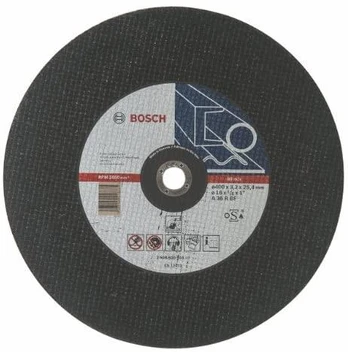 Bosch Pjov.diskas 400x25,4x3,2mm, metalui
