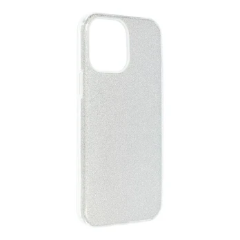 Dėklas telefonui Forcell Shining - iPhone 14 ( 6.1 ) sidabrinė