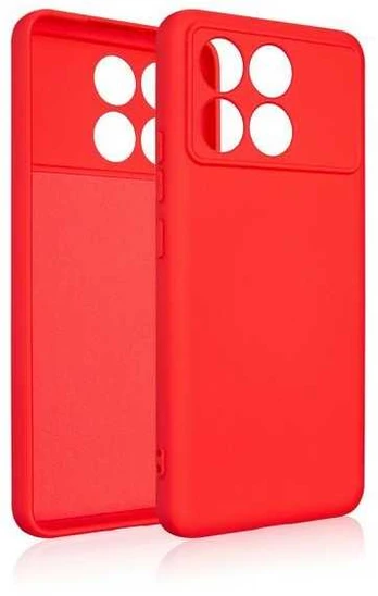 Beline Dėklas Silicone Xiaomi Poco F6 Pro raudona/red