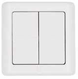 Shelly BLU Wall Switch 4 ZB DK - Baltas