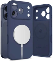Mėlynas dėklas Apple iPhone 17 Pro Max telefonui "Tech-Protect Silicone Magsafe"