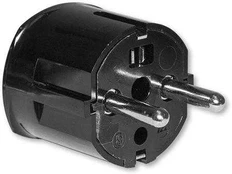 ABB Schuko-stikprop, 16A, sort